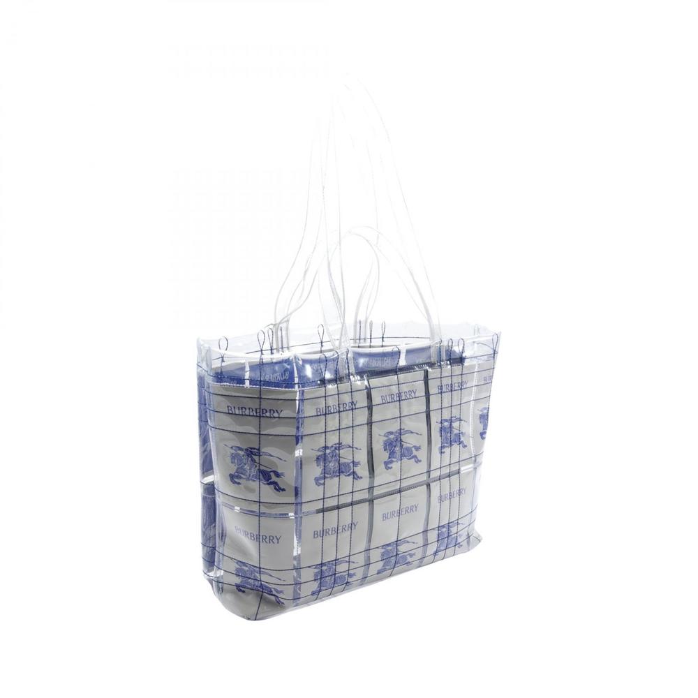 Burberry Tote Blue Clear White Bag